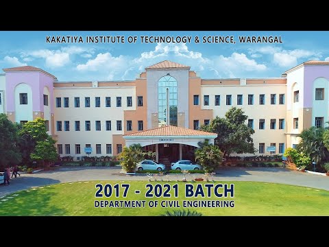 || KITS, WARANGAL || JOURNEY OF 2017 - 2021 BATCH || DEPARTMENT OF CIVIL ENGINEERING ||
