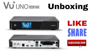 VU+ UNO 4K SE SET TOP BOX UNBOXING HINDI KRISH TV