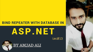 REPEATER CONTROL IN ASP.NET || AMJAD ALI || IN URDU/HINDI