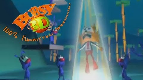 Bubsy 3D 100% Furbitten Speedrun