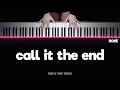 ROSÉ - call it the end | Piano Karaoke Lyrics by Pianella Piano Karaoke