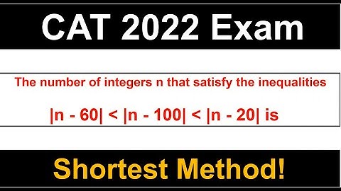 CAT 2022 Exam: Quant: Modulus Actual CAT