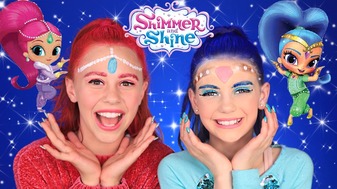 Shimmer and Shine Growing Up Hair and Makeup Tutorial YouTube