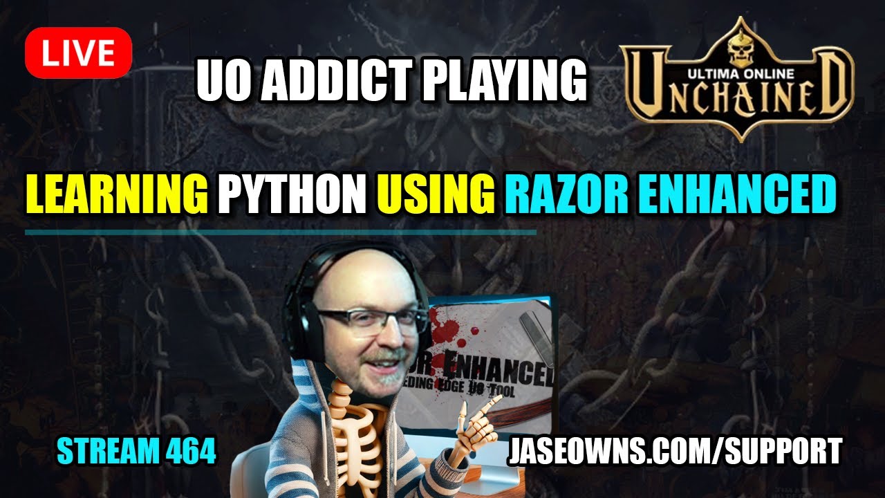 Learning Python using Razor Enhanced and playing UO Unchained 🧙 Ask ...