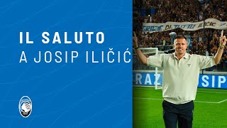 Il saluto dei tifosi a Josip Iličić