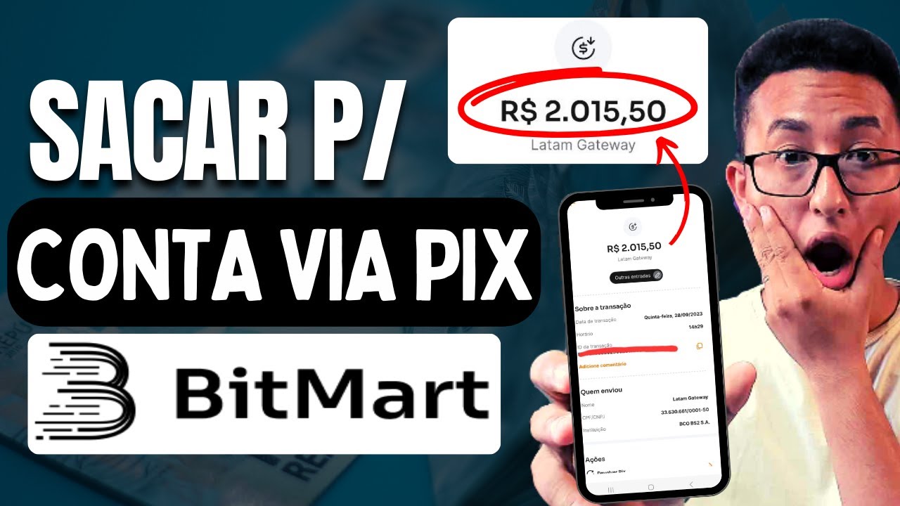 Como Sacar Dinheiro da BitMart para Conta Bancária via Pix (Tutorial  Completo e Atualizado 2023) - YouTube