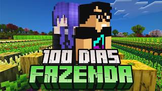 SOBREVIVI 100 DIAS NA FAZENDA COM A MINHA NAMORADA NO MINECRAFT  O FILME