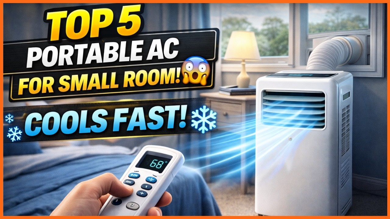✅ Top 5 Best Portable AC For Small Room ❄️ | Beat the Heat Fast! (Cooling Test + Setup Guide 2026)