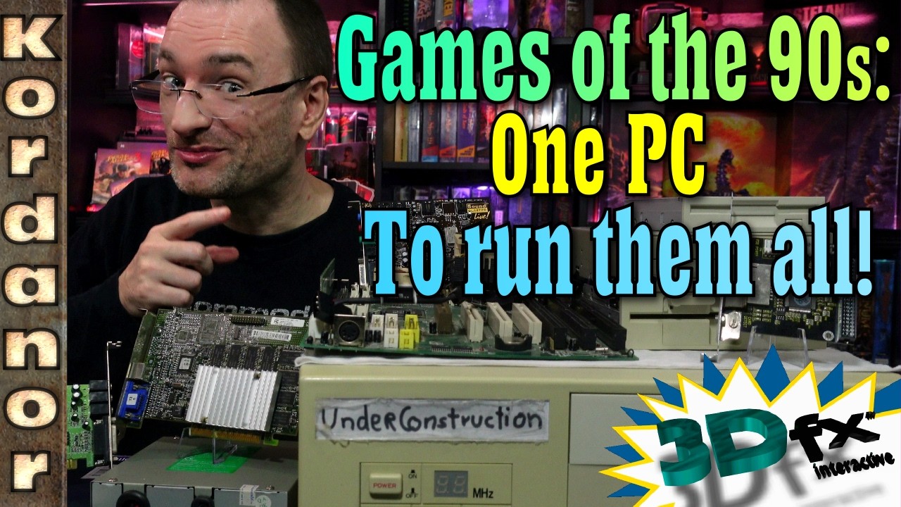 Games of the 90s: One PC to run them all! - With original hardware using SS7 & 3Dfx by Kordanor