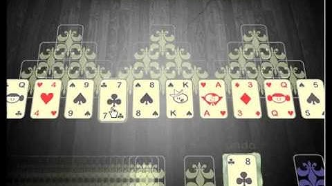 3d Tripeaks solitaire -  the card animations are awesome