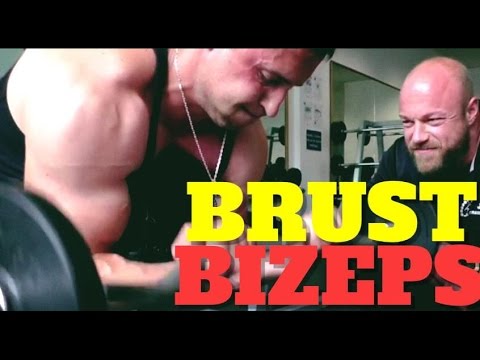 Hardcore Workout - Brust & Bizeps knackpo übungen fitnessstudio