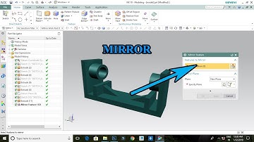 Nx Cad Modeling Mirror Commend | Tamil |