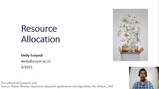Week2.2 Resource-Allocation Problem (Dynamic Programming)