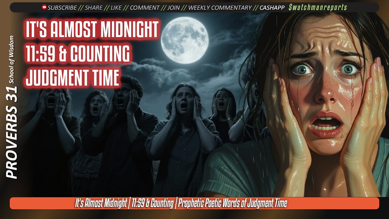 It's Almost Midnight | 11:59 & Counting Words of Judgment The Time Has ...