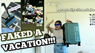 I FAKED a vacation at hOme * pretty fun actually *