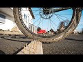 Flat Tire Long Jump Challenge - MTB NAGELBRETT CHALLENGE! 4