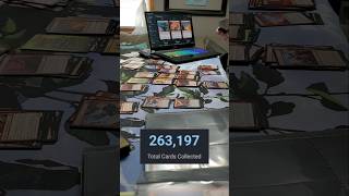 Almost 300,000 Magic cards sorted while walking in a treadmill #mtg