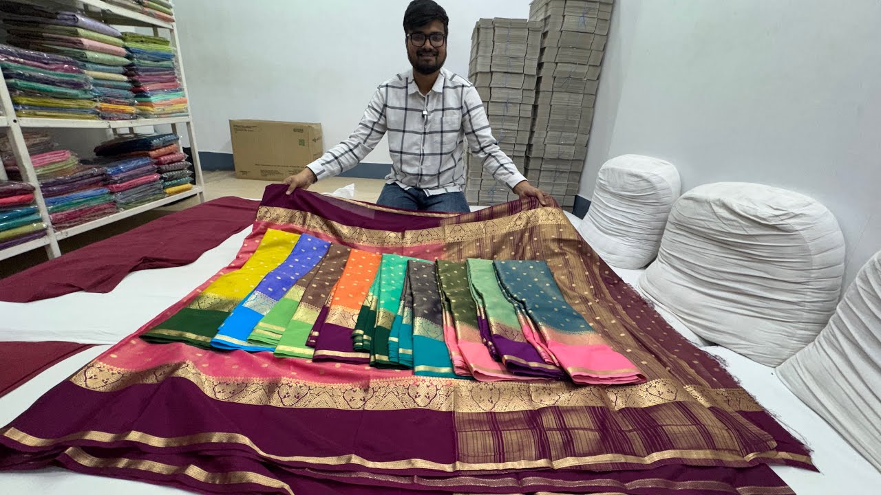 Chickpet Wholesale Banarasi Sarees | Jamdani Sarees|Budget Friendly Gifting Saree for Ugadi Festival
