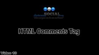 HTML Comments Tag