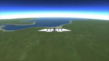 Kerbal Space Program - Travelling Around Kerbin In A Solar Plane