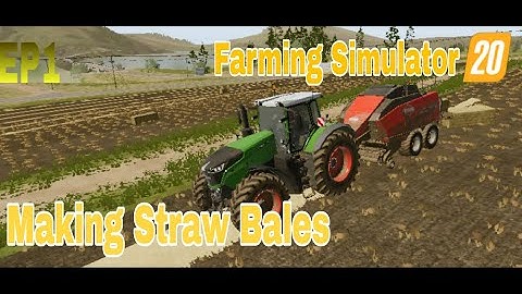 Making Straw Bales For Cows Feeding ! Fs 20 ! Guraya TV.