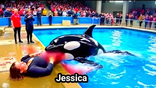 Jessica Radcliffe Orca Story 002 😳 #trending #jessica #dolphin 