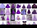 Purple color baby girl dress / baby frocks designs collection / Beautifull baby dress designs