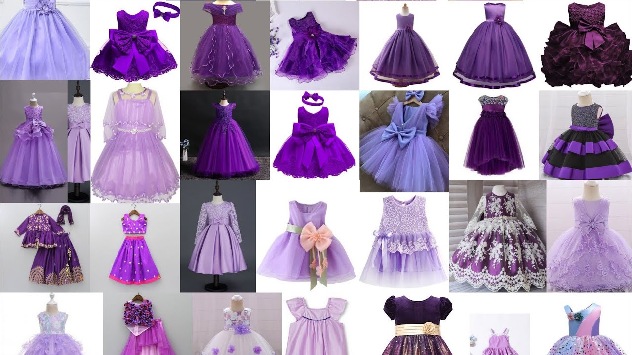 Purple Gown For Mother Or Dress For Daughter 1 Pc  Kulreeti