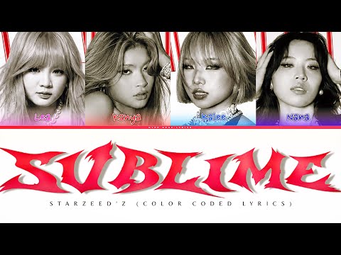 STARSEED’Z 스타시드'즈 ‘SUBLIME’ Color Coded Lyrics 