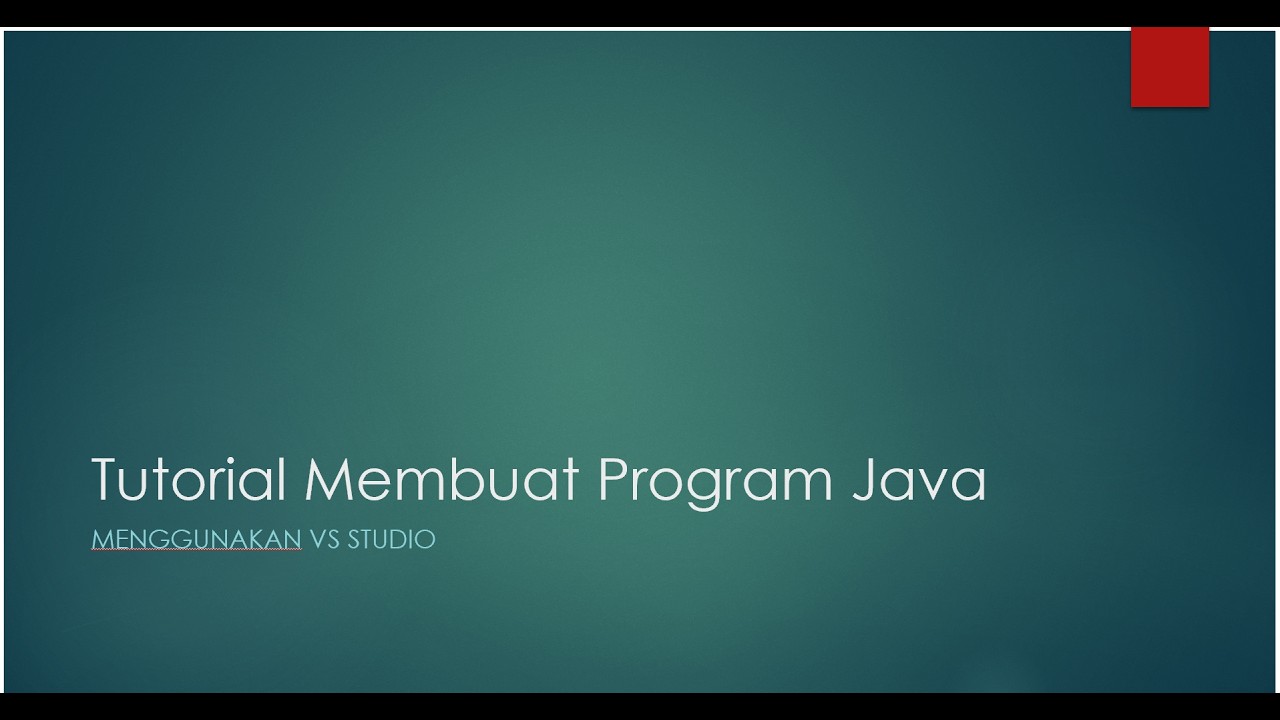 Membuat Program Java menggunakan Visual Studio - YouTube