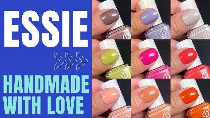 ESSIE HANDMADE WITH LOVE | New Summer Shades | Application + Wear Test |  Perfect Nails at Home - YouTube