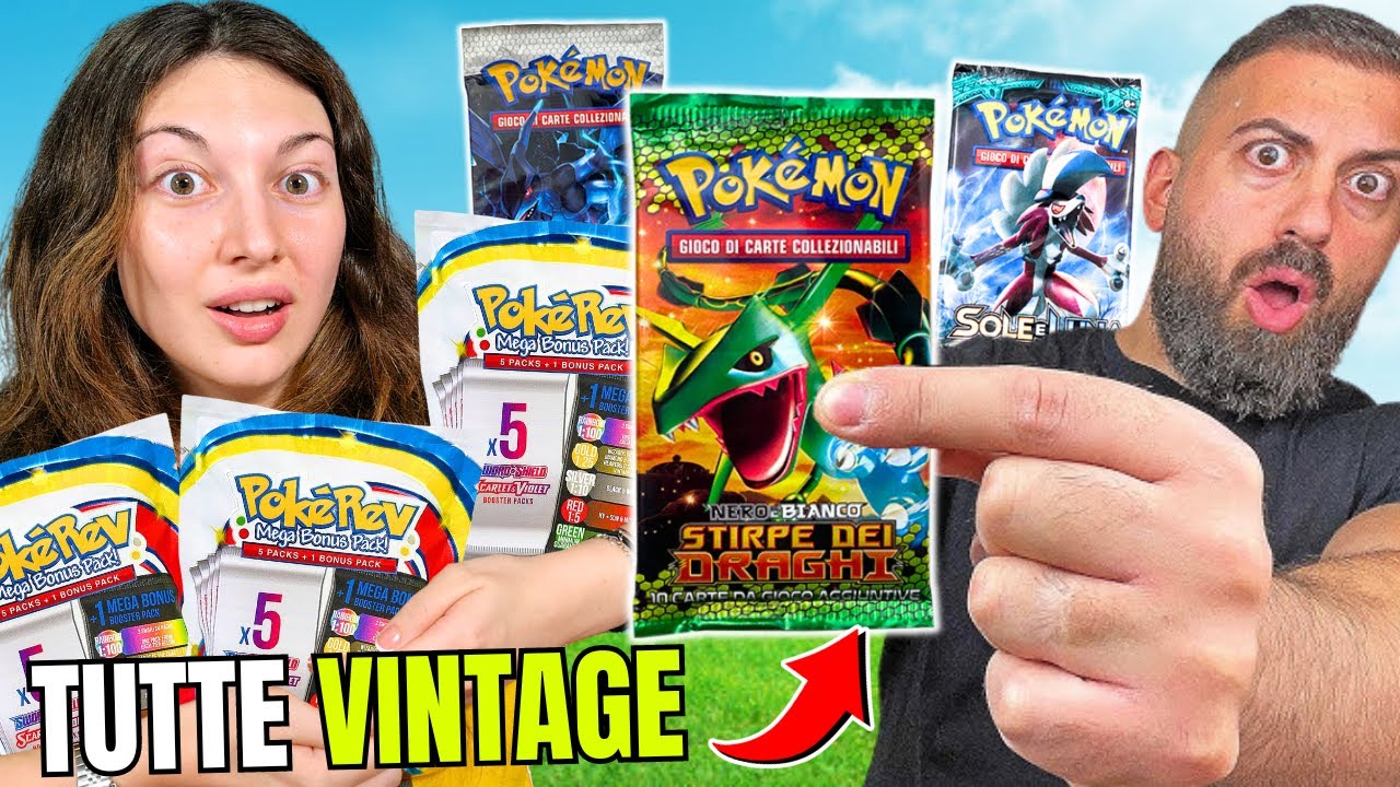 HO TROVATO TUTTI I PACCHETTI VINTAGE NELLE MYSTERY POKEMON DI @PokeRev ...