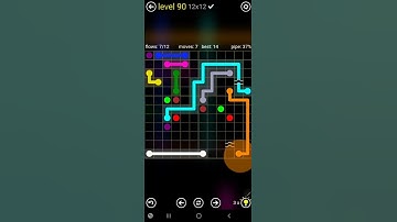 How To Solve Flow Free Bridges 12x12 Mania Pack Level 90 Board Walk Through Solution Walkthrough