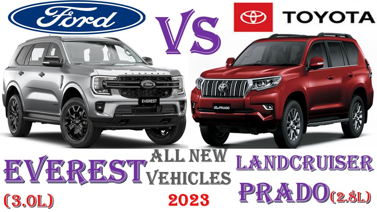 ALL NEW Ford EVEREST Vs ALL NEW Toyota LANDCRUISER PRADO | Which one is ...