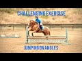 Challenging Angle Jumping Exercise