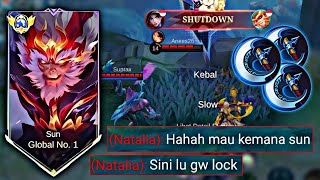 NATALIA PUNYA DENDAM APA KE SUN 😱 SAMPE SUN KU DI LOCK TERUS | MOBILE LEGENDS