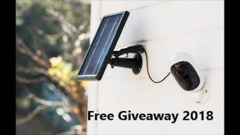 Reolink Argus 2 + Solar Panel Giveaway Dec 2018