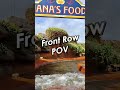 Tiana’s Bayou Adventure Front Row POV | Disney World #shorts