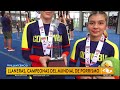 Colombia brilla en Mundial de Porrismo: atletas regresan con oro, trofeo y anillo de campeonas