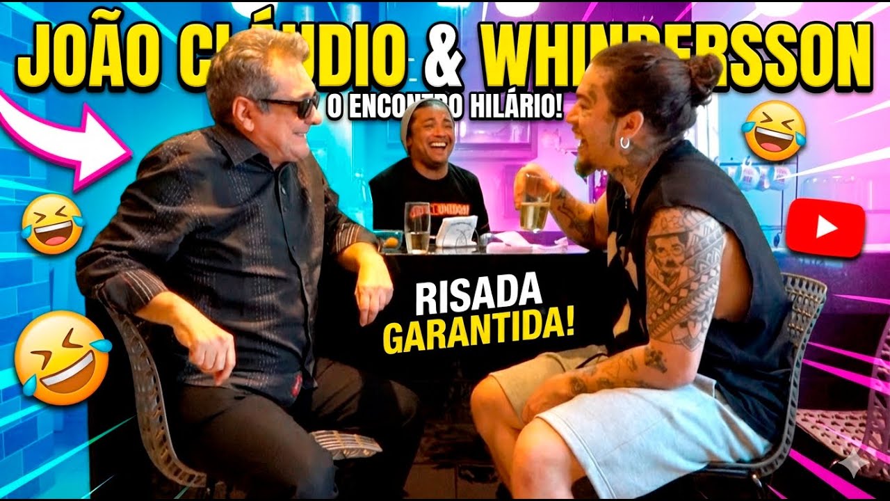João Cláudio Moreno e Whindersson Nunes em uma conversa divertida e sem filtro