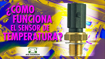 ¿Cómo funciona el sensor de temperatura?