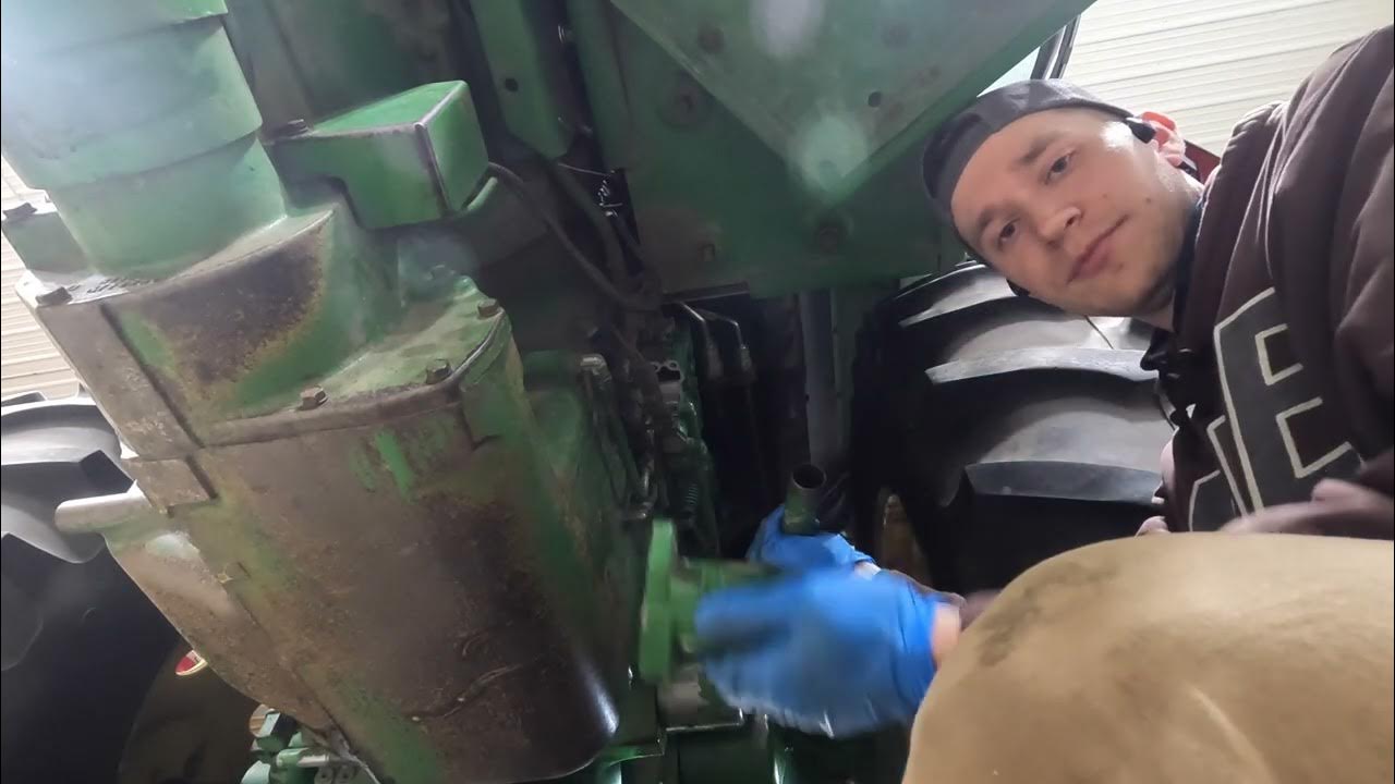 How to change hydraulic fluid, filters & suction screen on John Deere