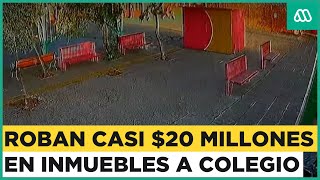 El millonario robo a escuela en Conchalí