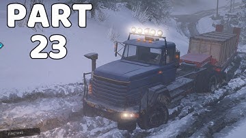 SnowRunner: Gameplay Part 23 - Drilling Parts Delivery [ 1440p 60FPS ]