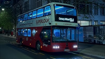 First Superloop SL4 Bus Full Journey