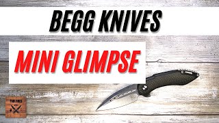 Begg Knives Steelcraft Mini Glimpse Pocketknife, Titanium and Carbon Fiber. Fablades Full Review