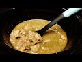 Chile verde pork tips crockpot recipe