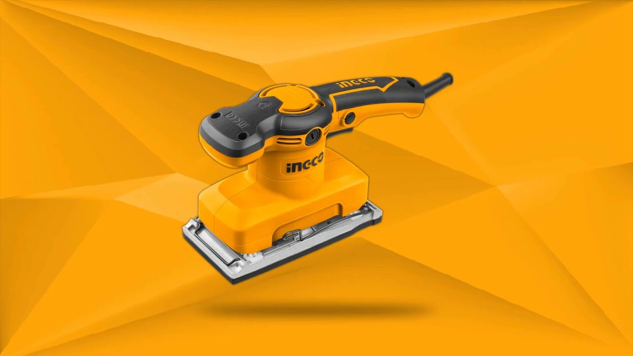 Ponceuse vibrante 180mmx90mm+ 5 papiers abrasifs