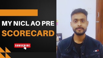 MY NICL AO PRE SCORECARD💯 | 14 MARKS ABOVE CUTOFF