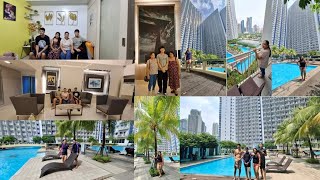 🎉 Nanay's Birthday Staycation at JAZZ RESIDENCES, Makati | Stunning Pool View &amp; Family Vlog 💓❤️💕